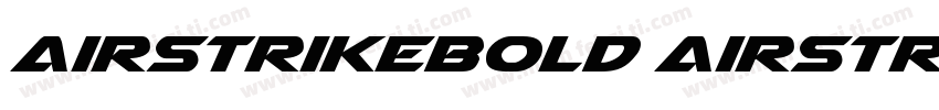 AirstrikeBold Airstr字体转换